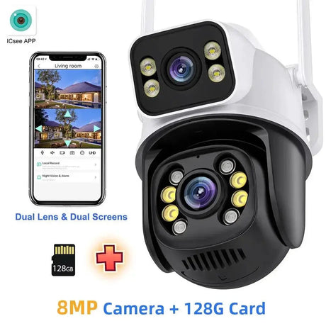 4K Outdoor Security Camera With AI Motion Tracking