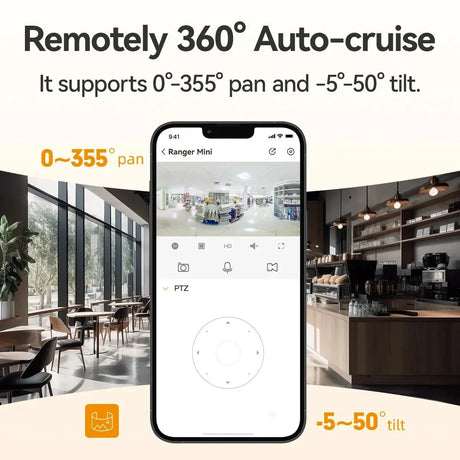 IMOU Ranger Mini 3 to 5 MP IP Camera - 360 Degree Surveillance with AI Detection - stepyours.com
