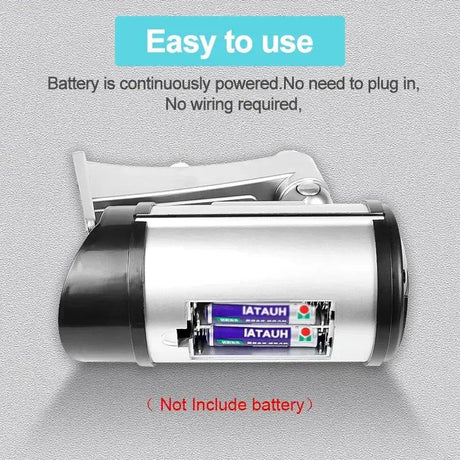 Dummy Security Camera Waterproof Indoor Outdoor Red LED Flashing No Wiring - stepyours.com