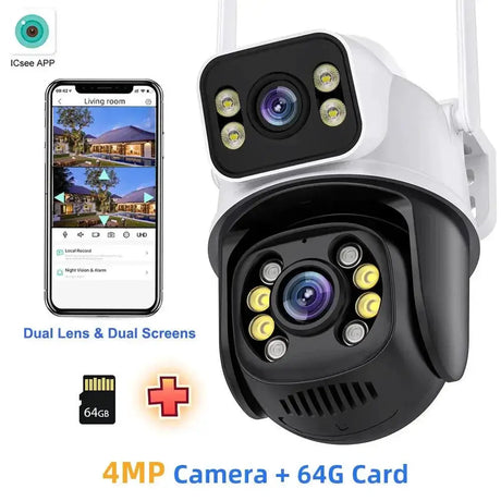 4K Outdoor Security Camera With AI Motion Tracking