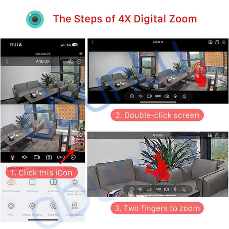 Solar WiFi Security Camera Outdoor Dual Lens 8MP 4K HD with Built - in Battery - stepyours.com