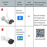 Hiseeu 3/5/8MP Wireless IP Camera - Waterproof 1080P WiFi Bullet for CCTV Kits - stepyours.com