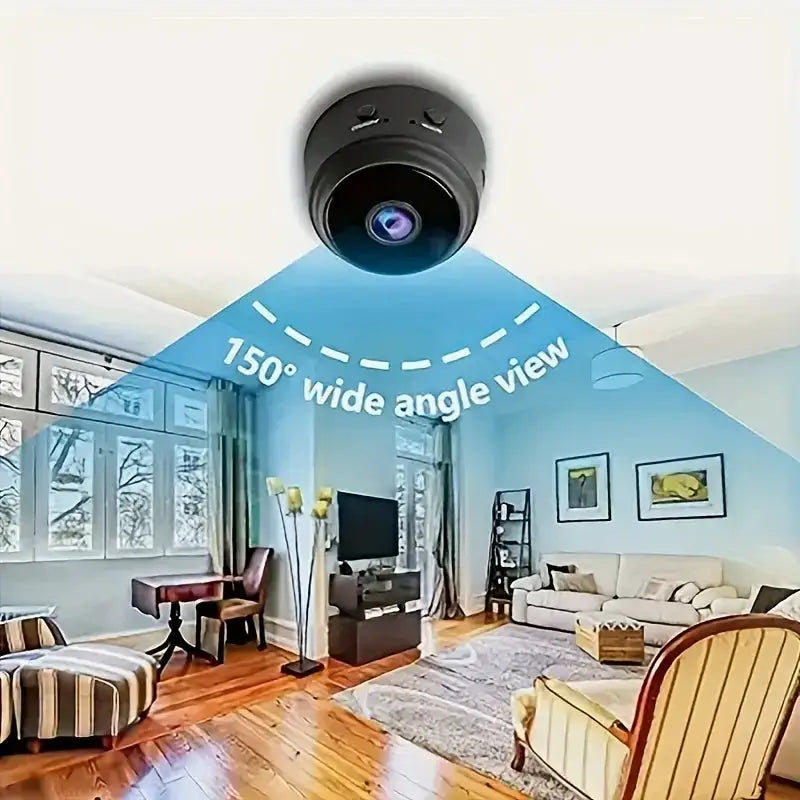 1pc Rechargeable Wireless Mini WiFi Security Camera With Night Vision, Motion Detection, Easy To Install And App Control