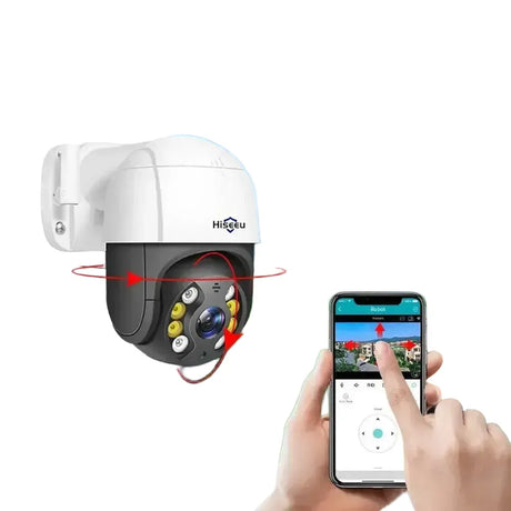 Hiseeu AI Enhanced Wifi PTZ Camera 8MP Ultra HD Security