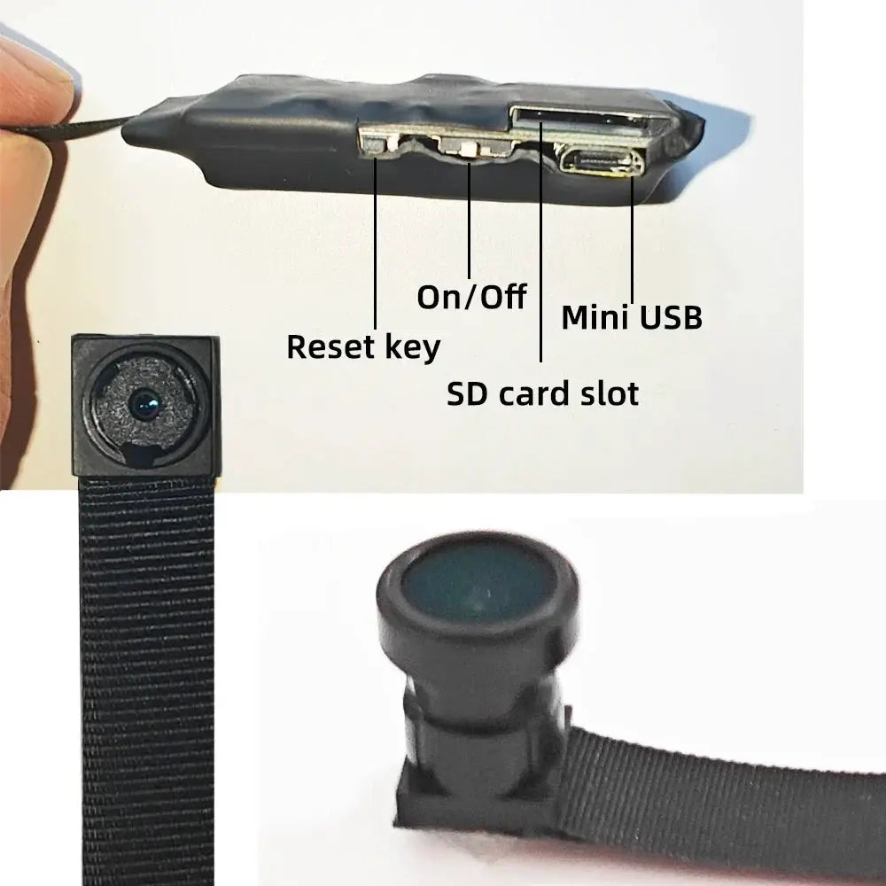 Upgraded version, 4K HD mini WiFi camera, supports remote viewing, motion detection, home nanny style DIY camera by stepyours.com