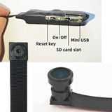 Upgraded version, 4K HD mini WiFi camera, supports remote viewing, motion detection, home nanny style DIY camera by stepyours.com