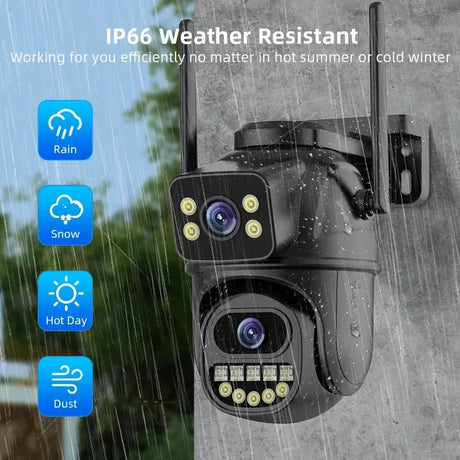 BELIA 4K 8MP WiFi Surveillance Camera With Dual Lens - ESCAPION