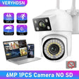 2.4G And 5G PTZ WiFi Camera Dual Lens For Home Security
