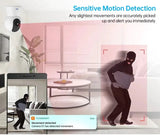 Kerui 5MP Tuya Smart Mini WiFi IP Camera Indoor Security - AI Humanoid Detection - stepyours.com