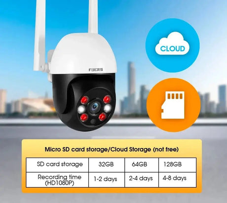 Fuers 8MP Outdoor IP Camera - Auto - Tracking and Tuya Smart Life Compatible - stepyours.com