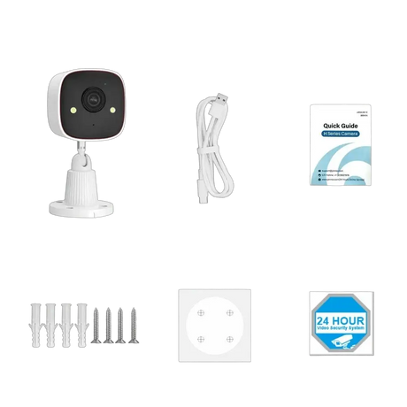 Jennov 2K HD Wireless Security Camera Color Night Vision IP66 Weatherproof - stepyours.com
