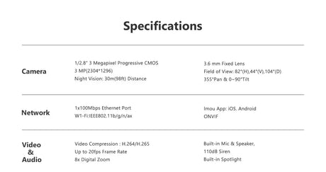 IMOU DK7 3MP Outdoor WiFi Camera With Color Night Vision Smart AI Detection - stepyours.com