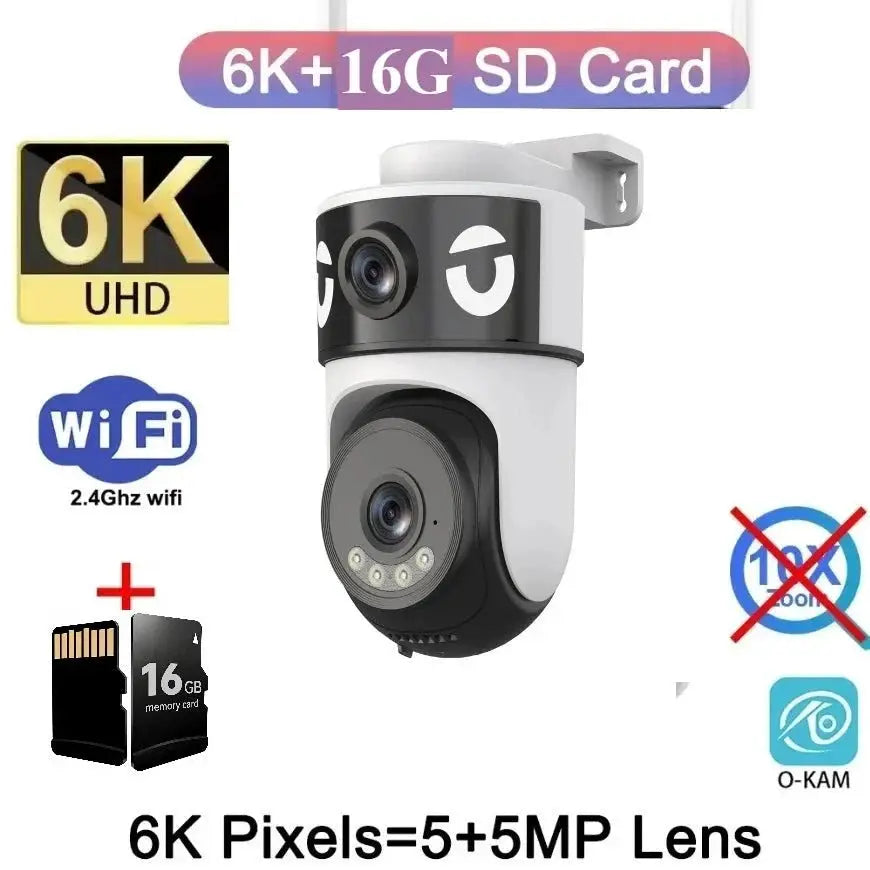 DIFANG 20MP Outdoor Security Camera With 10x Zoom And Auto Tracking - stepyours.com