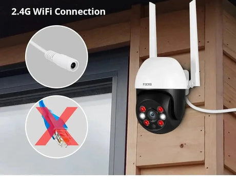 Fuers 8MP 4K Outdoor IP Camera - Auto Tracking And AI Human Detection Tuya Smart - stepyours.com