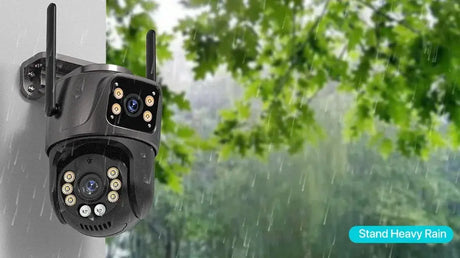 4K 8MP HD WiFi PTZ Camera Outdoor Dual Lens AI Tracking - ESCAPION