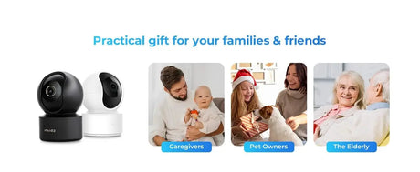 IMILAB C22 Indoor Baby Monitor AI Detection 360 PTZ Night Vision Xiaomi Home App - stepyours.com