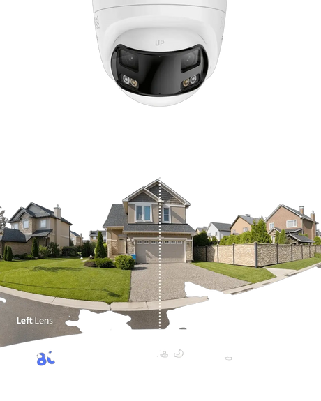 ANNKE 4K 8MP Dual - Lens Outdoor PoE Camera - 180 - Degree Wide View - stepyours.com