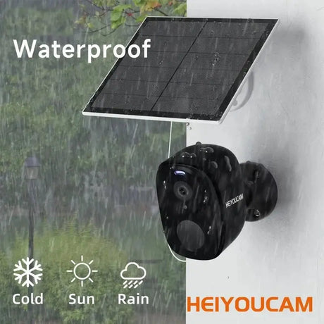 HEIYOUCAM WiFi Outdoor Security Camera 2K Battery AI Color Night Vision Hooks - stepyours.com