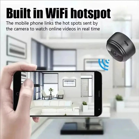 A9 WiFi Mini Camera - 720P HD Security Monitoring And Night Vision - stepyours.com