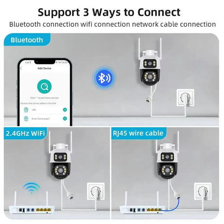 4K Outdoor Security Camera With AI Motion Tracking