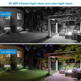 Outdoor PoE IP Security Camera 4K 8MP Waterproof With Two Way Audio - stepyours.com