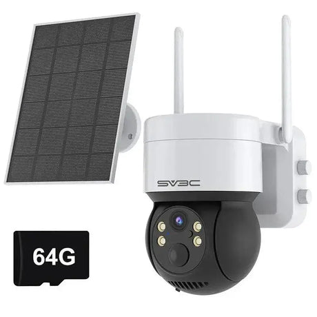 Solar Powered Outdoor Security Camera Wireless Surveillance