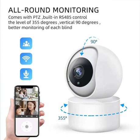 5MP WiFi Security Camera With AI Motion Detection Features