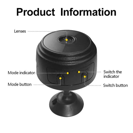 A9 WiFi Mini Camera 720P Indoor Security For Home Office Infant Pet Monitoring - stepyours.com