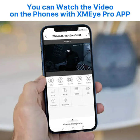 5MP PoE Outdoor Security Camera With Night Vision And Audio