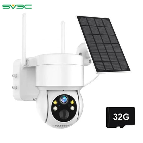 Solar Powered Outdoor Security Camera Wireless Surveillance