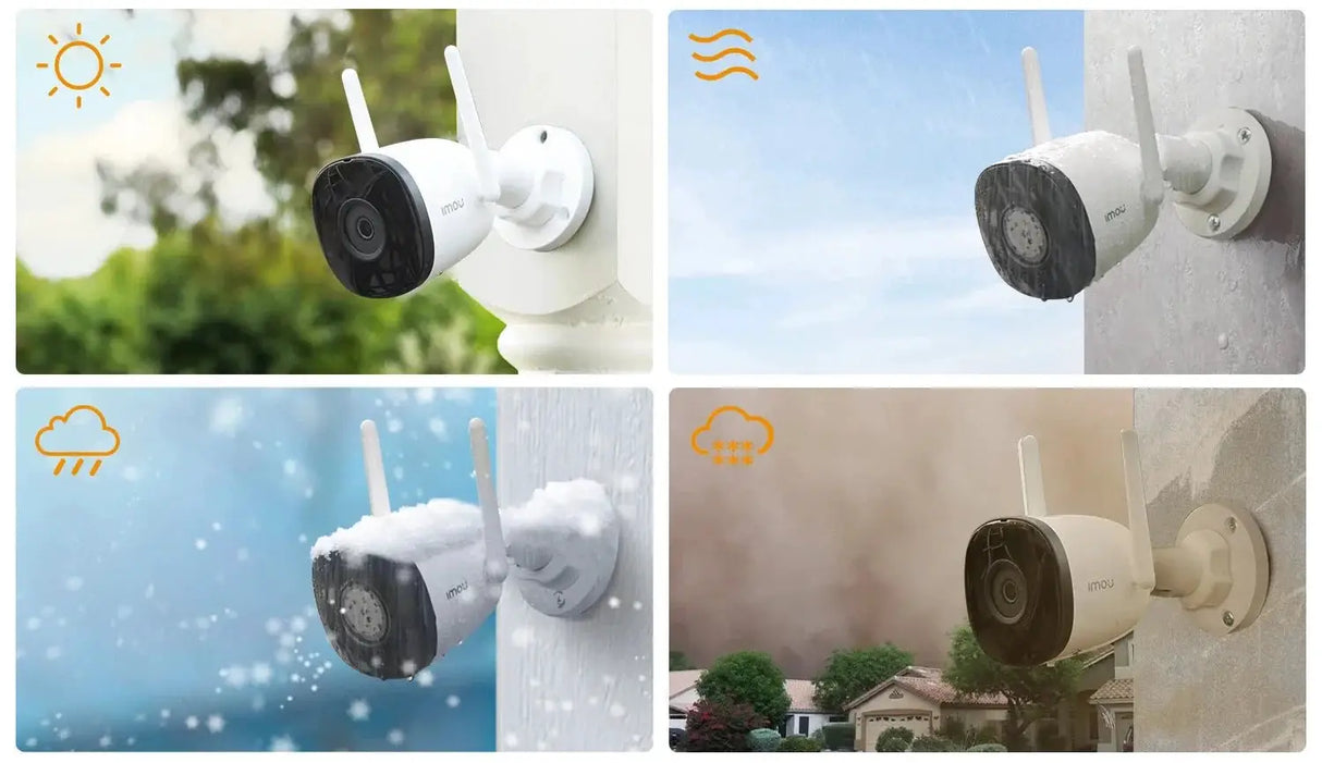 IMOU Ranger 4MP Bullet Lite Indoor Outdoor Security Camera AI Detection - stepyours.com