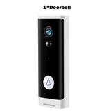 Tuya WIFI Doorbell 1080P Wireless Security Camera DC AC Battery Powered Smart Home Monitor With Alexa Google Door bell Camera by stepyours.com