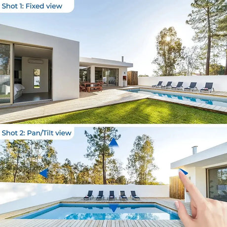 BESDER 10MP Dual - Lens Outdoor WiFi IP Camera - Auto - Tracking and Night Vision - stepyours.com