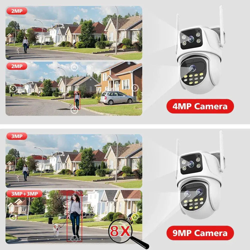 Outdoor Wifi Surveillance Camera With AI Auto Tracking
