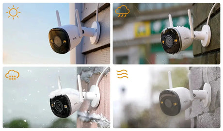 Imou Bullet 2E 5MP Color Night Vision Spotlight Outdoor Camera With Human Detect - stepyours.com