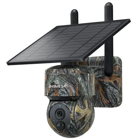 INQMEGA Solar 4G Outdoor Security Camera With Solar Panel