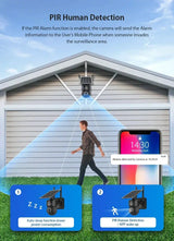 INQMEGA Mini Wifi HD Solar Camera Mobile Tracking Cam