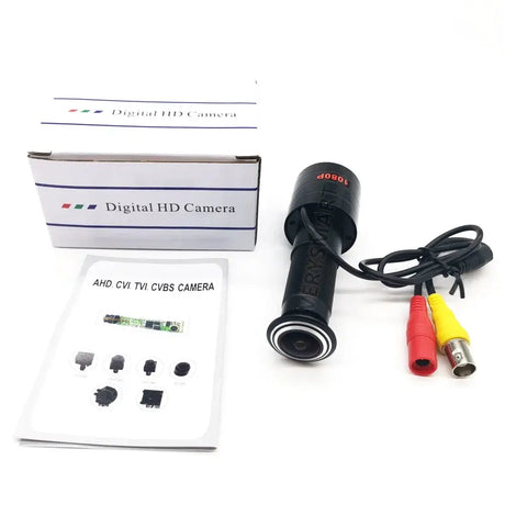 CCTV Door Eye Hole Camera 2MP HD 160 Degree Wide Angle Lens Mini AHD Fisheye Security Surveillance Camera for 1080P AHD Cam SYS by stepyours.com