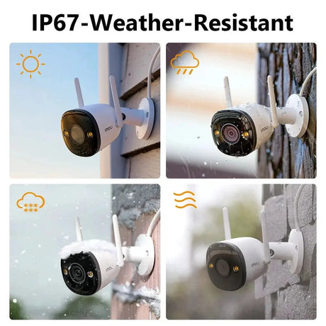 Imou Bullet 2E 5MP Color Night Vision Spotlight Outdoor Camera With Human Detect - stepyours.com