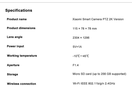 Xiaomi Smart Camera - 360 Degree Indoor Security With 2K Clarity by stepyours.com