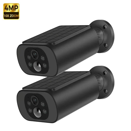 Alevio 2.5K Outdoor Solar Camera Wireless AI Security With Night Vision Hooks - stepyours.com