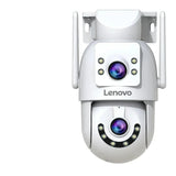 Lenovo 4K Outdoor WiFi Surveillance Camera Dual Lens PTZ IP - ESCAPION
