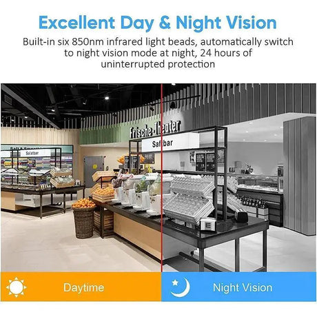 1080P WiFi PTZ Security Camera With Night Vision Features