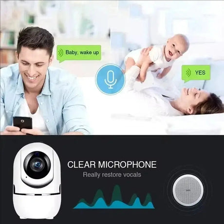 New Wireless IP Camera - Auto Tracking 1080P Night Vision For Home Security - stepyours.com