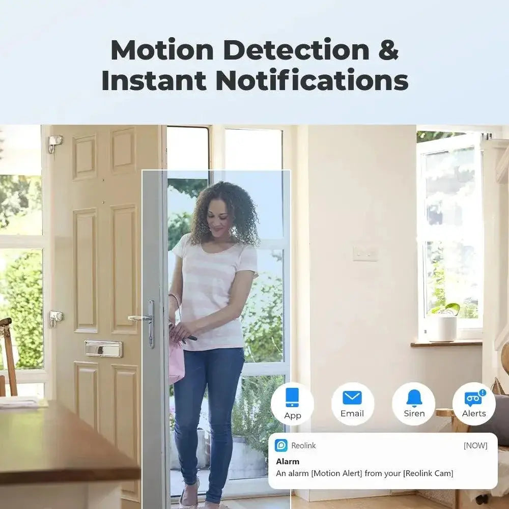 Reolink E1 2K 4MP WiFi Indoor Security Camera Pan Tilt