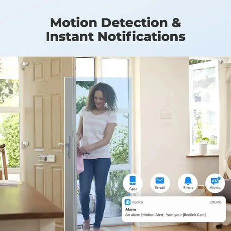 Reolink E1 2K 4MP WiFi Indoor Security Camera Pan Tilt