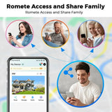 Hooked On 8MP 4K WiFi PTZ Camera Dual Lens Outdoor Security ICSEE App - stepyours.com