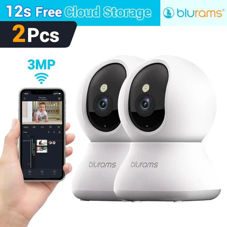 BoyKeep Baby Monitor Camera 2K HD Motion Detection And Two Way Audio 360 View - stepyours.com