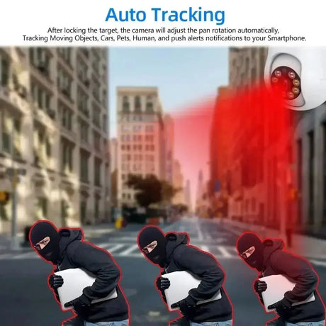 Ninivision 5MP WiFi Indoor Camera 360 PTZ AI Detection Pet Monitor Tuya P2P - stepyours.com