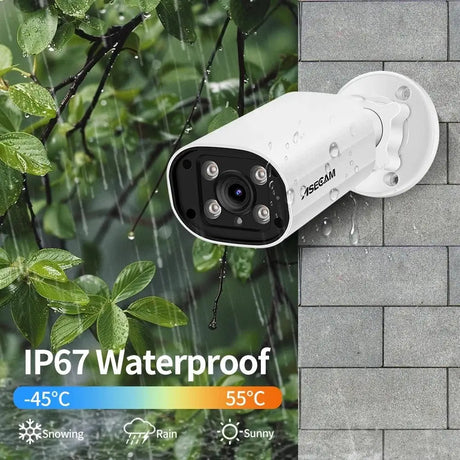 ASECAM 8MP POE IP Camera - 4K Outdoor Surveillance With Human Detection - stepyours.com